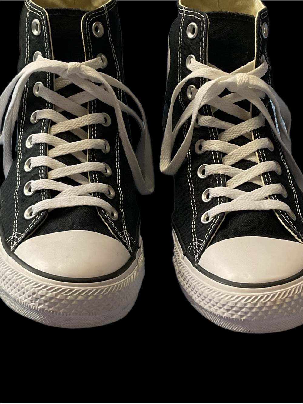 Converse Chuck Taylor All Star Shoes Mens 10 Black Hi Tops Casual Skater M9160 - Picture 7 of 16